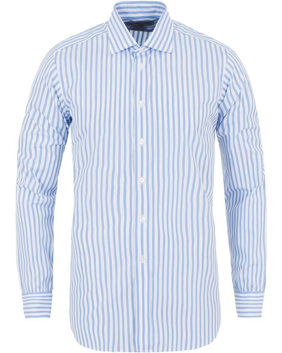 turnbull asser slim fit bengal stripe shirt light blue Engros Nettsted tbo4h